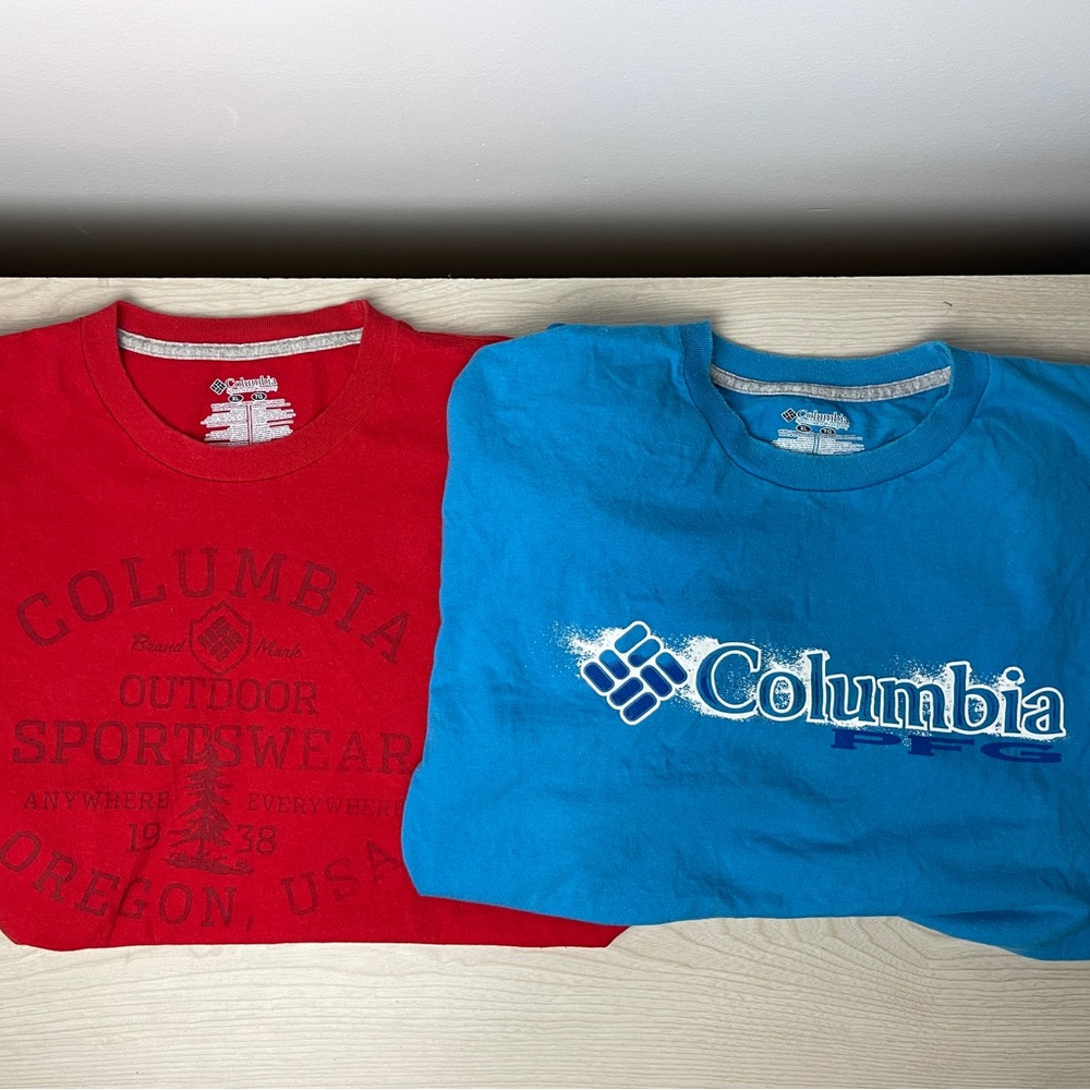 Mens Columbia XL T Shirts Bundle
